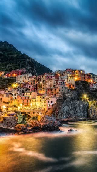 イタリア マナローラの夜