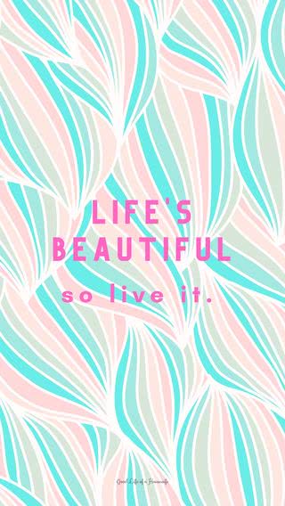 life is beautiful so live it