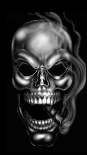 Smoking Skull