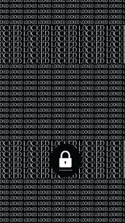 LOCKED ｜ロック画面用のスマホ壁紙