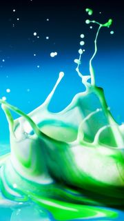 Milky Green Liquid