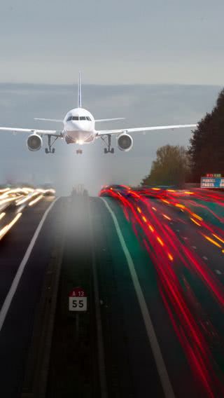 飛行機の離陸