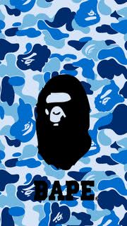 A BATHING APE（迷彩模様）