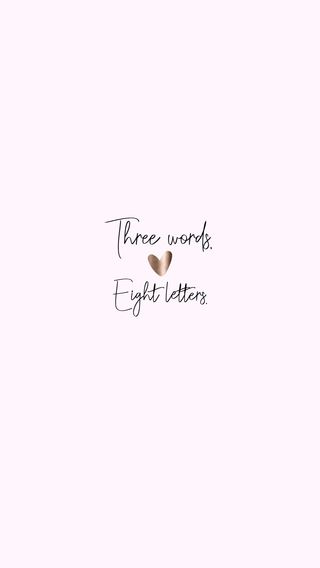 Three Words, Eight Letters