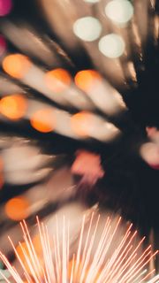 Firework Blur iPhone Wallpaper