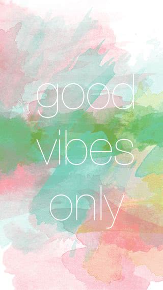 水彩絵の具 - good vibes only