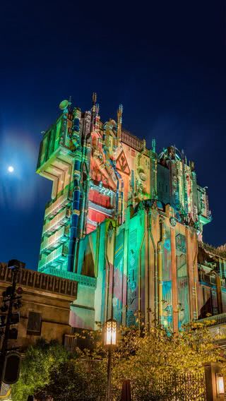 ディズニーランドの夜景