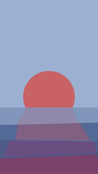 夕日 - Minimalist