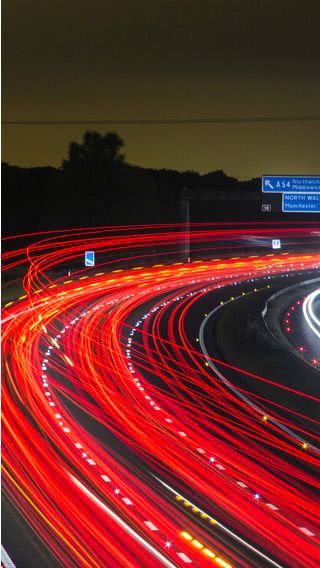 夜の道路