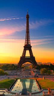 Sunset effiel tower