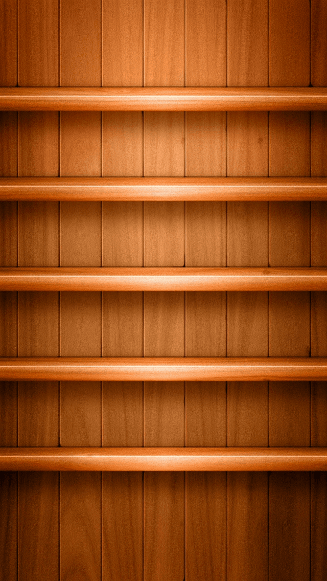 木製の本棚 スマホ壁紙 Iphone待受画像ギャラリー