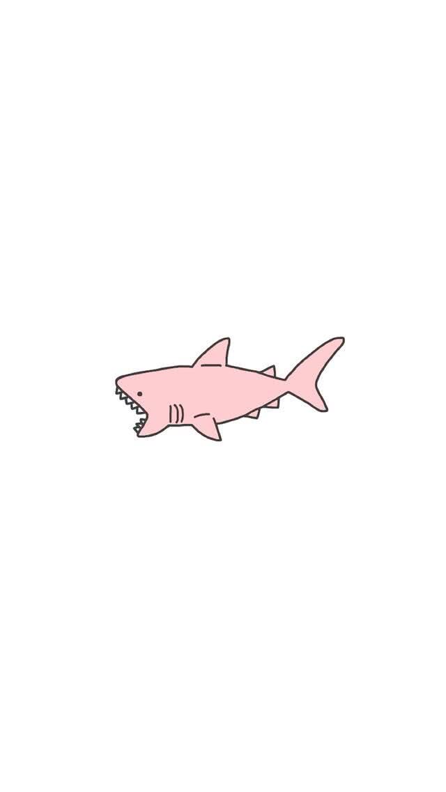 人気38位 ピンク色のサメ スマホ壁紙 Iphone待受画像ギャラリー