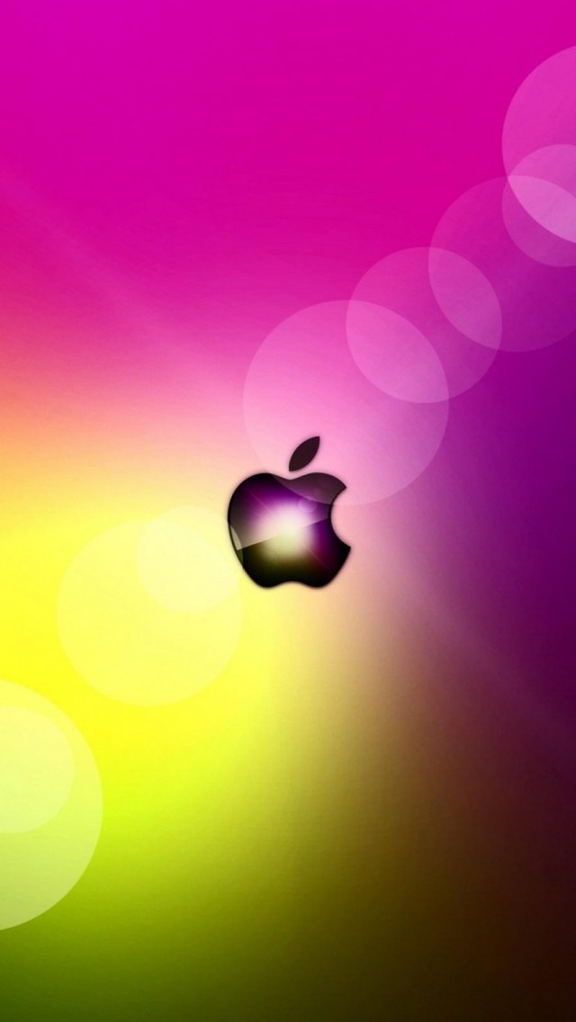 The Colored Iris Apple Logo Hd Iphone 5 Wallpapers Sci Fi Fantasy
