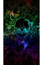 iPhone壁紙Skull Abstract Iph…