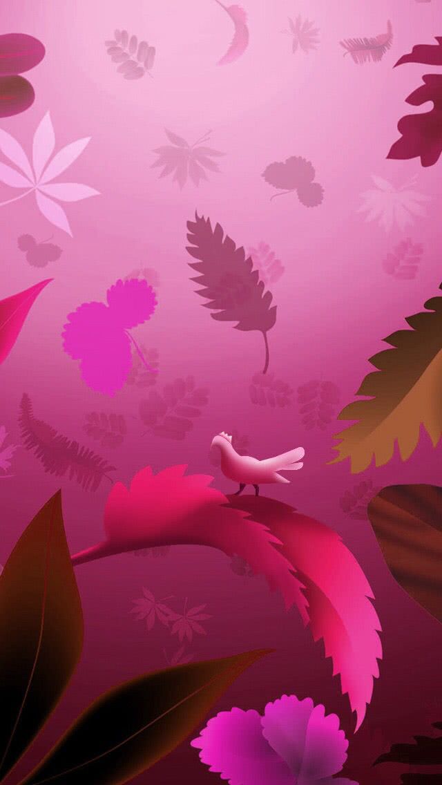 ピンク色のイラスト スマホ壁紙 Iphone待受画像ギャラリー