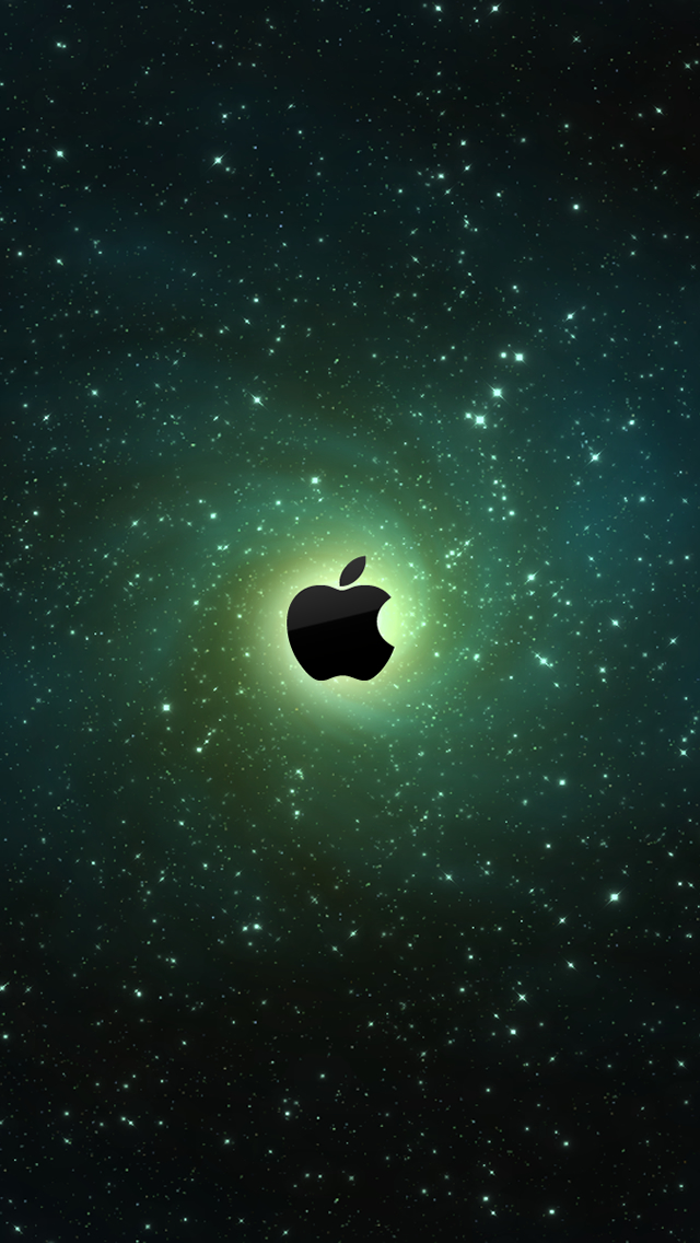 Galaxy Apple Logo iPhone5 Wallpapers,iPhone5 Backgrounds | スマホ壁紙/iPhone待受画像ギャラリー