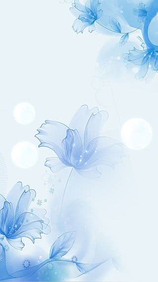 【2位】花柄 - ブルー