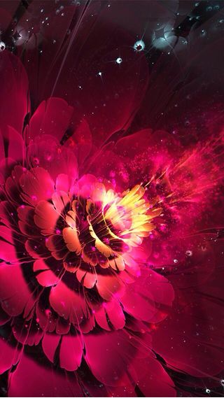 Abstract Flower Art