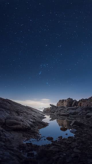 夜の海