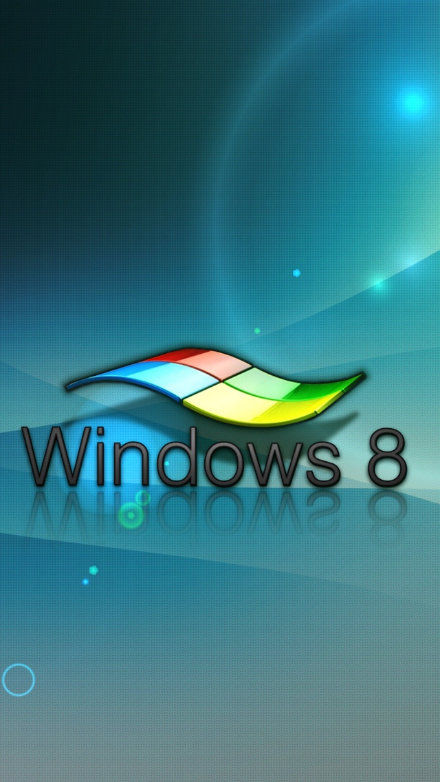 3d Windows 8のロゴ Iphoneの壁紙 640x1136 Iphone 5 5s 壁紙