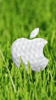 Appleマークのゴルフボール