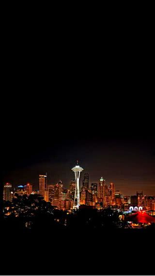 シアトルの夜景