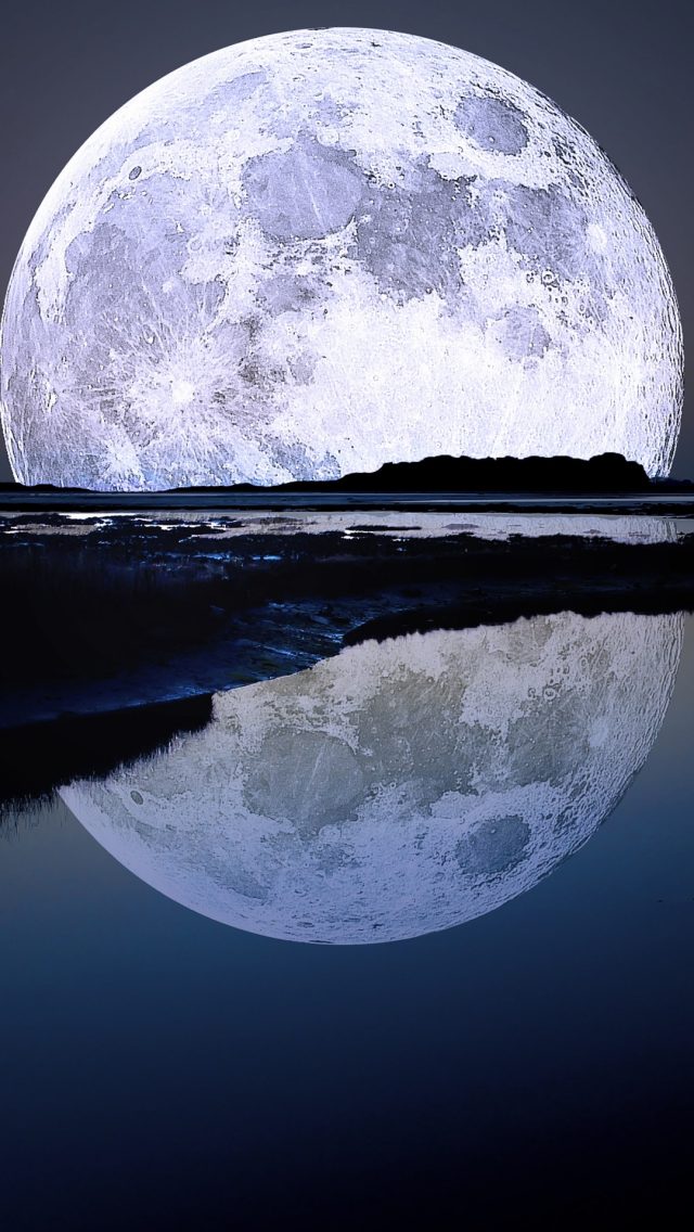 大きな月 | スマホ壁紙/iPhone待受画像ギャラリー