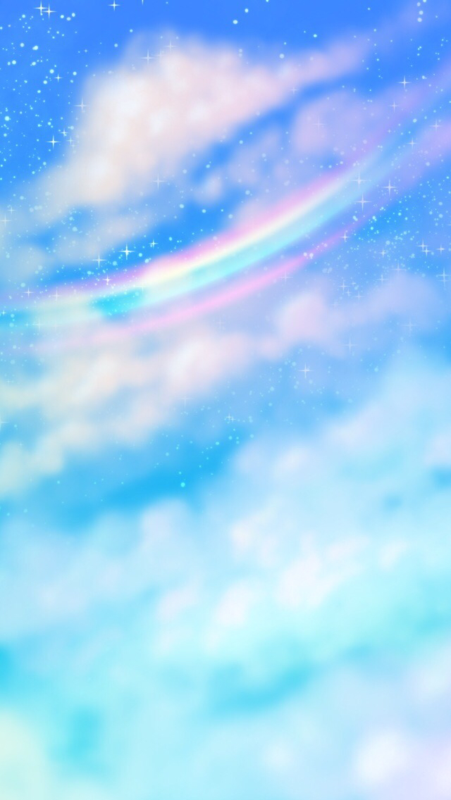 星空の虹 スマホ壁紙 Iphone待受画像ギャラリー