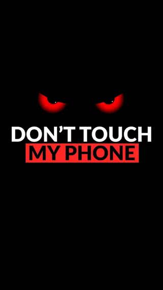 Don't touch | ロック画面用メッセージ