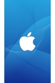 iPhone壁紙apple-logo-in-wave…