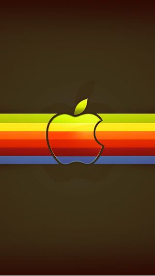 Apple - レインボーロゴ