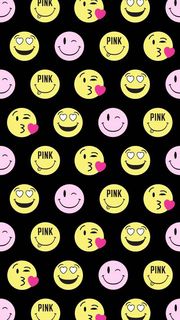 PINK Emoji Wallpaper