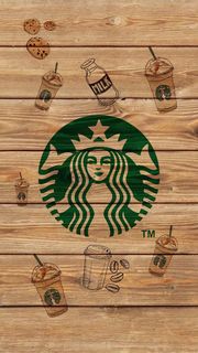 【89位】スターバックスのマーク|LogoのiPhone壁紙