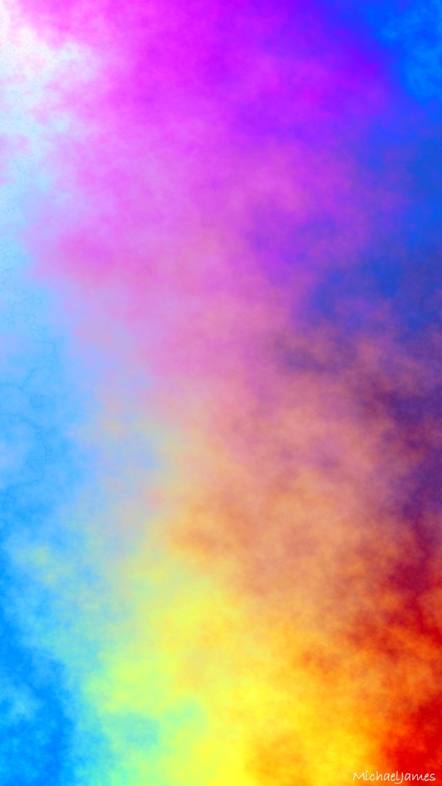 虹色の煙 スマホ壁紙 Iphone待受画像ギャラリー