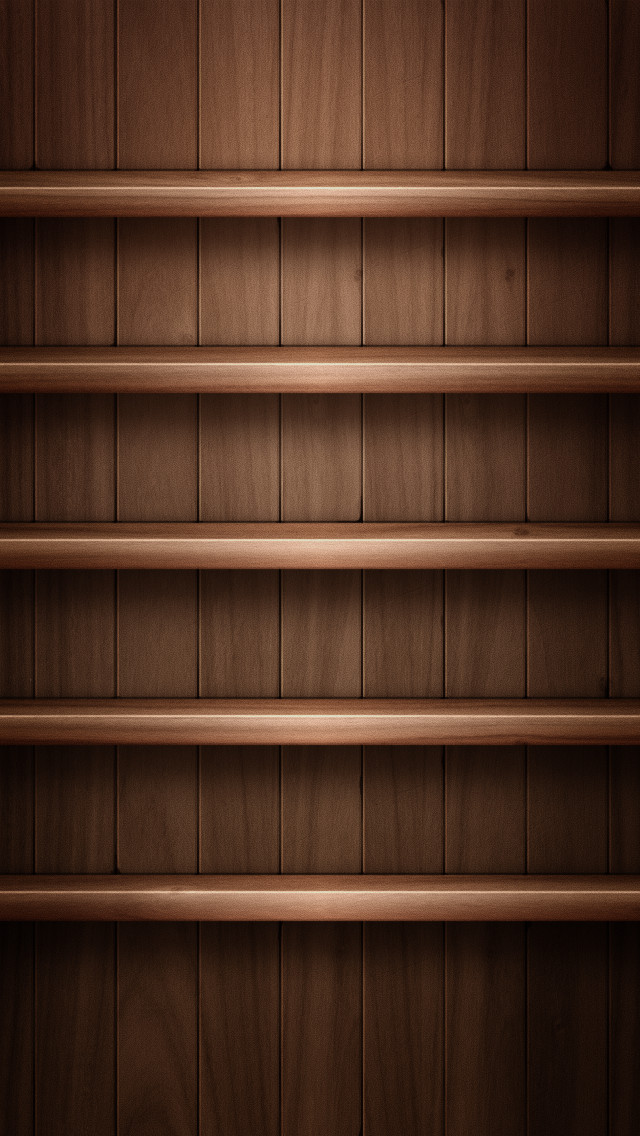 綺麗な茶色の棚 Iphone5 スマホ用壁紙 Wallpaperbox スマホ壁紙