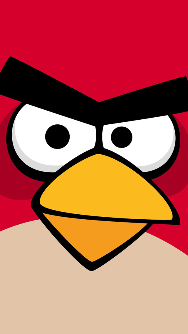 Red Angry Birds Iphone 5 Wallpaper スマホ壁紙 Iphone待受画像ギャラリー