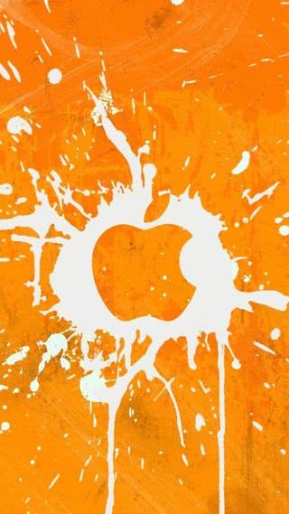 Apple - オレンジ