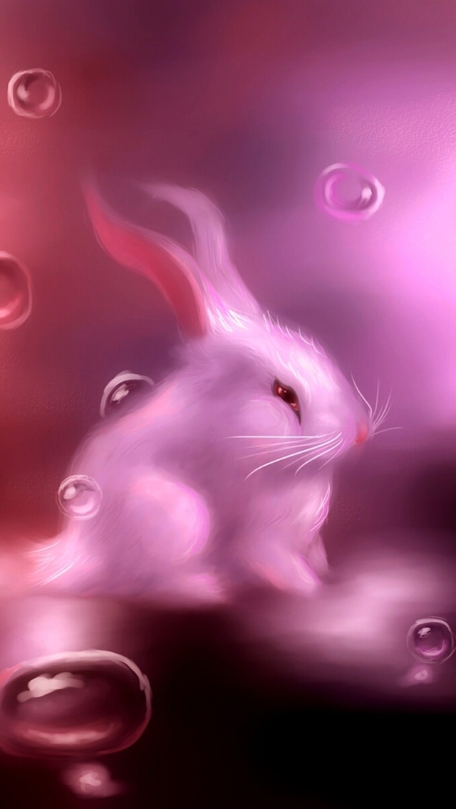 ピンクのウサギ スマホ壁紙 Iphone待受画像ギャラリー