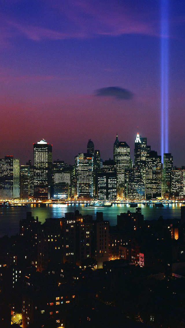 ニューヨーク摩天楼の夜 スマホ壁紙 Iphone待受画像ギャラリー