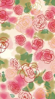 バラの模様のiPhone壁紙