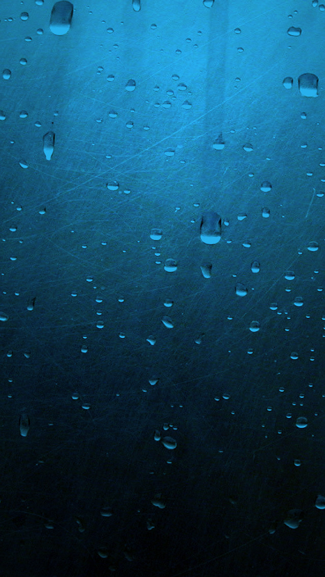 青いガラスに水の滴 スマホ壁紙 Iphone待受画像ギャラリー
