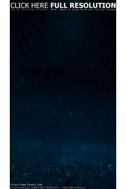 iPhone壁紙Blue Rain iPhone 5…