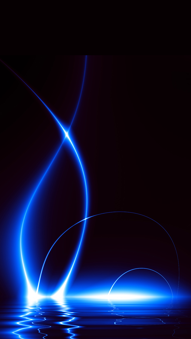 Blue Lights Iphone 5 Wallpaper Background 640x1136 Photo Image スマホ壁紙 Iphone待受画像ギャラリー