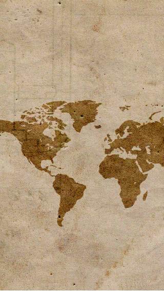 古びた世界地図