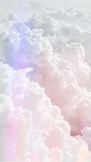水彩絵の具で描いた雲 スマホ壁紙 Iphone待受画像ギャラリー