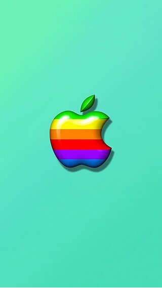 Apple - レインボーロゴ