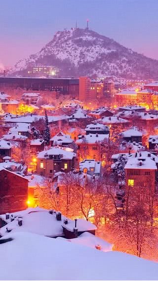 冬の街