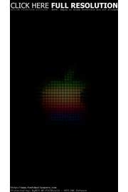 iPhone壁紙Colorful Dots Appl…