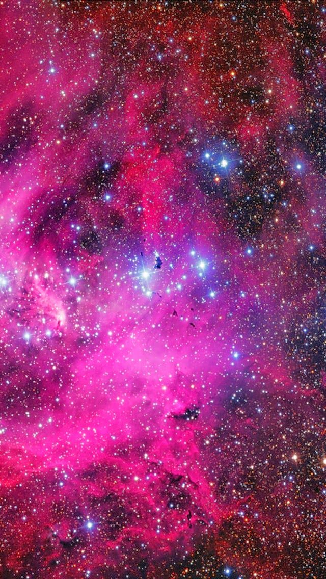 ピンク色の銀河 スマホ壁紙 Iphone待受画像ギャラリー