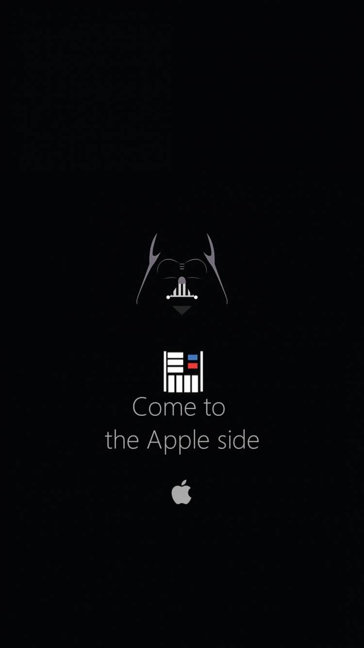 ダースベイダー Come To The Apple Side スマホ壁紙 Iphone待受画像ギャラリー